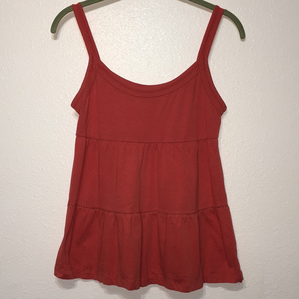 Roxy burnt orange tank top. Size medium